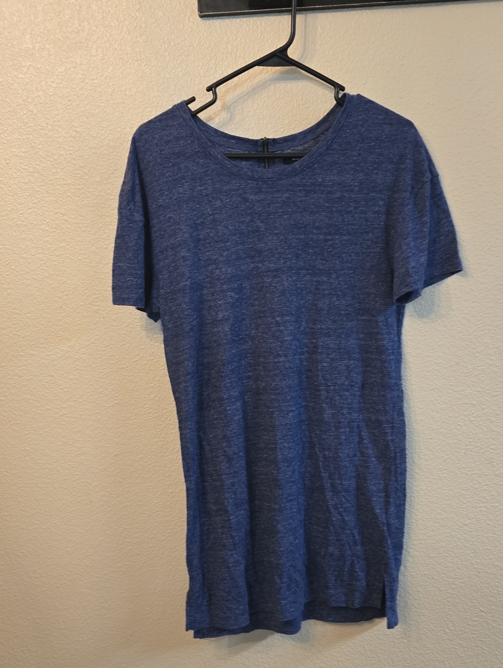 BDG Women's Short Sleeve Crew Tee - Heather Navy